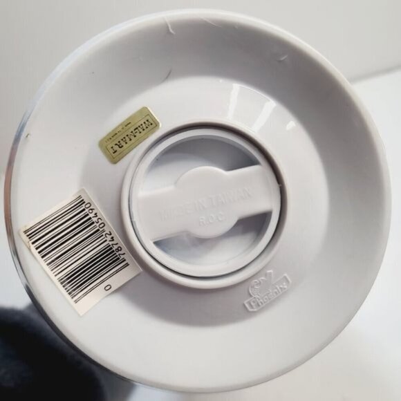 Vintage 80s Phoenix Insulated Thermal Carafate White Floral Tulip with Lid - Picture 8 of 13